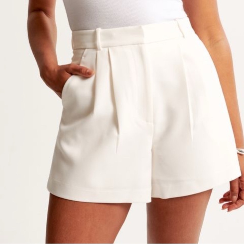 Abercrombie & Fitch White Women's Shorts
